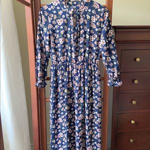 Floral Print Midi Dress